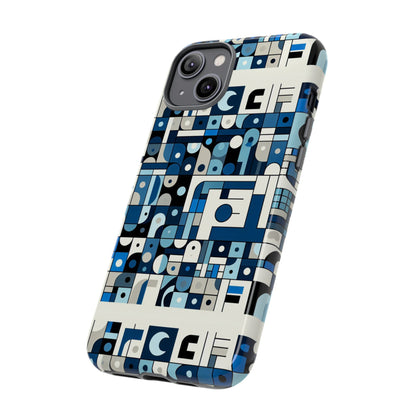 Blue Alphabet F Letter Phone Case for Smartphones, Durable Shockproof TPU Cover with Vivid 3D Wrap Design for Tech Enthusiasts and Anime Fans