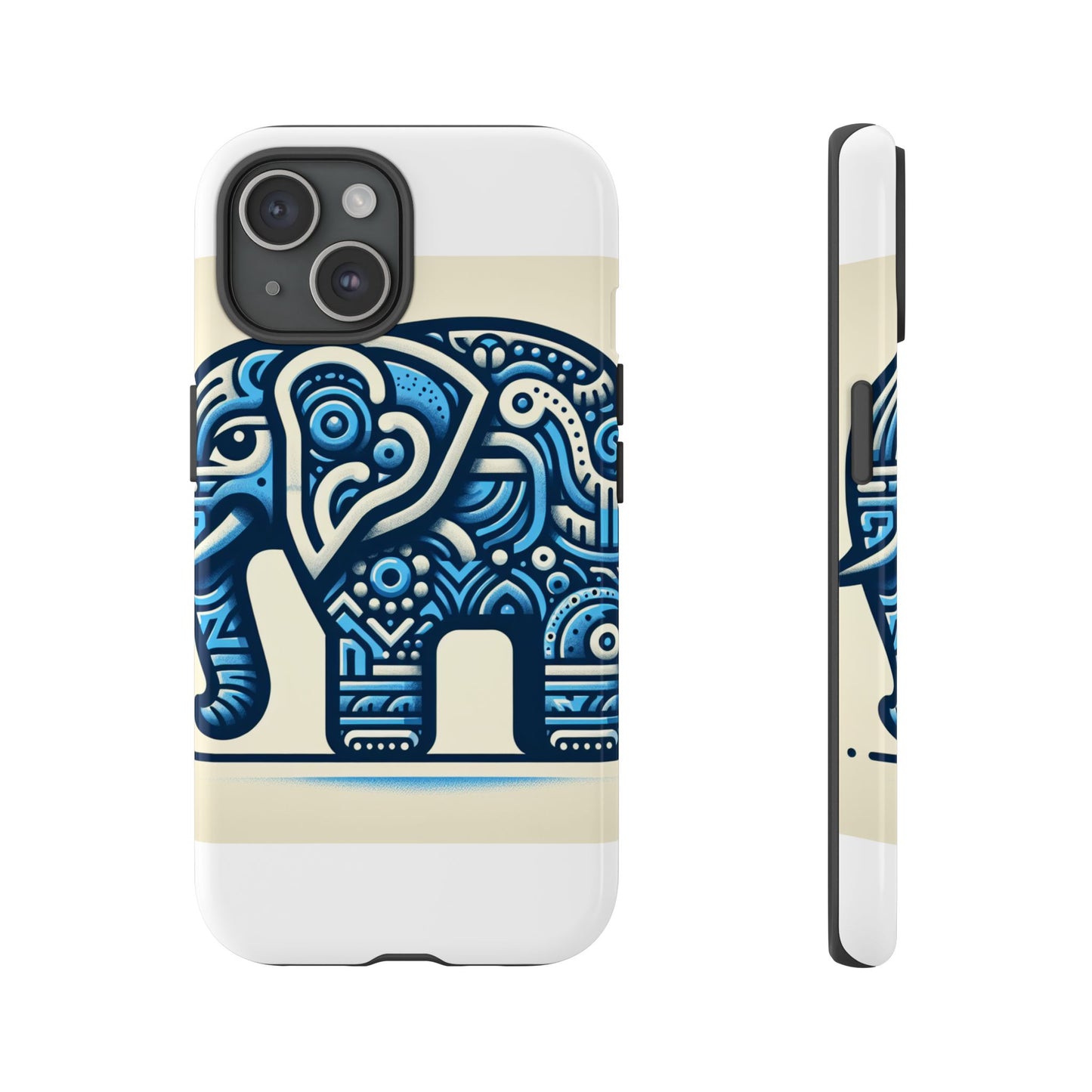 vibrant 3d elephant design phone case for stylish protection and unique aesthetic compatible with iphone 13, 14, 15 & 16 – all models including pro, pro max & plus