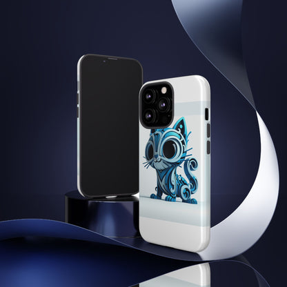 Vibrant 3D Cat Design Phone Case – Playful Protection Accessory for Self-Expression – Compatible with iPhone 13, 14, 15 & 16 – all models including Pro, Pro Max & Plus