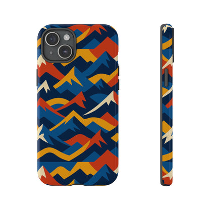 Vibrant 3D Mountain Design Protective Phone Case for Unique Accessory Lovers Compatible with iPhone 13, 14, 15 & 16 – all models including Pro, Pro Max & Plus