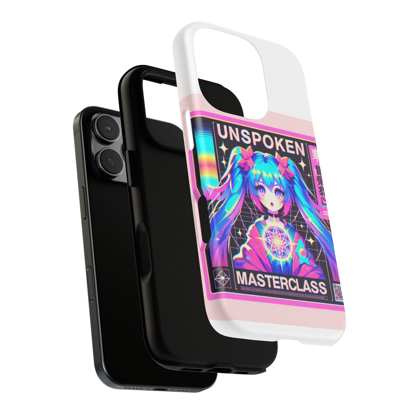 unspoken riz masterclass protective phone case, 3d wrap design, durable shock absorption, uv protected, ideal gift for anime and comic fans, glossy or matte finish