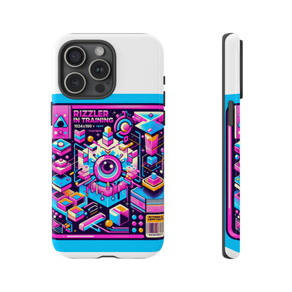 Rizzler In Training 3D Wrap Protective Phone Case for Anime Lovers