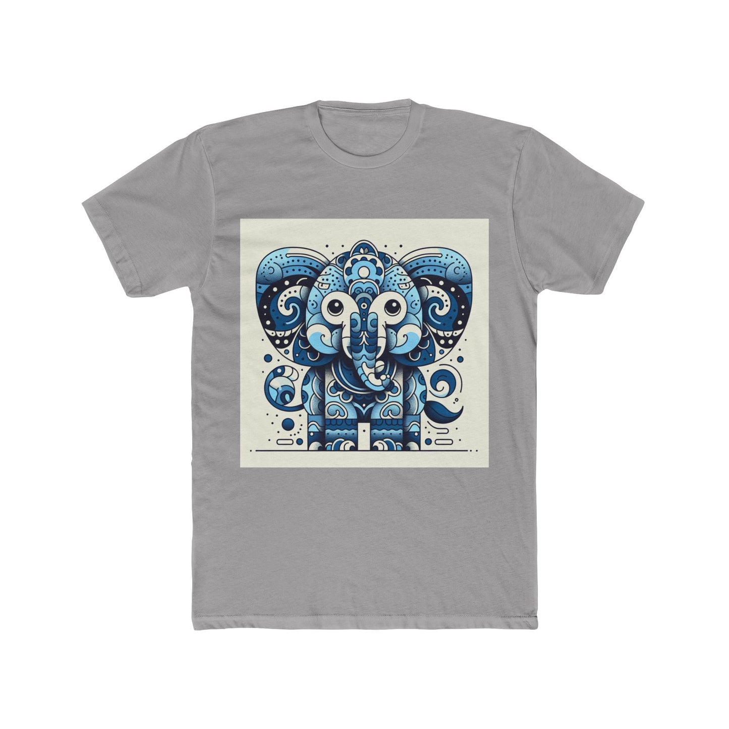 animal artwork unisex t-shirt – blue graphic tee for casual comfort and everyday fashion statement