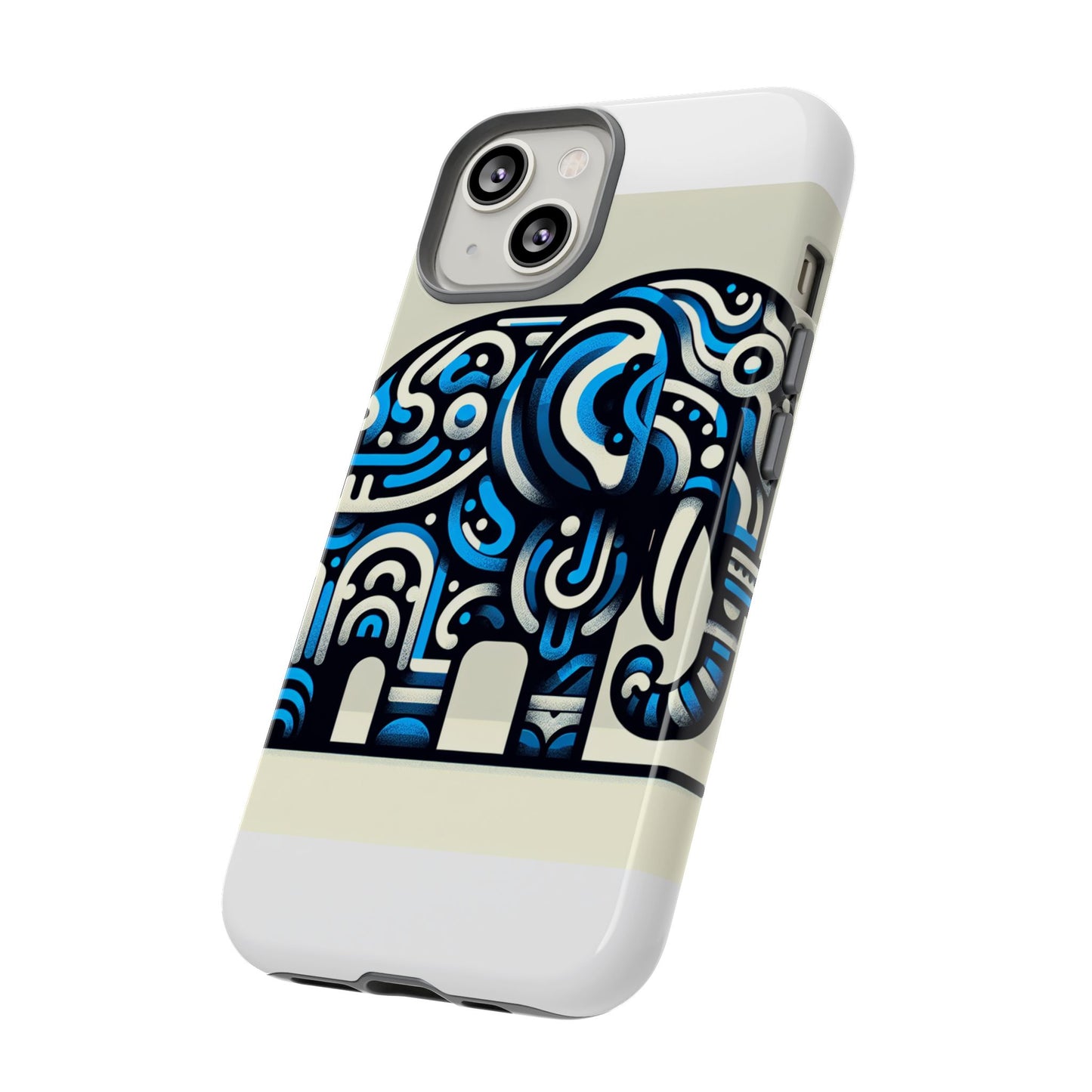vibrant 3d elephant design protective phone case for stylish protection compatible with iphone 13, 14, 15 & 16 – all models including pro, pro max & plus