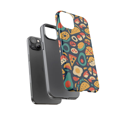 Vibrant Food-Themed Protective Phone Case with 3D Design for Stylish Protection Compatible with iPhone 13, 14, 15 & 16 – all models including Pro, Pro Max & Plus