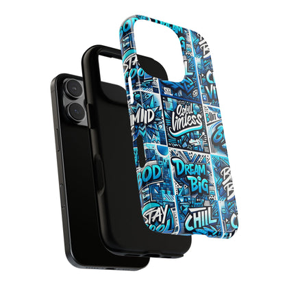 Vibrant 3D Graphic Protective Phone Case with Artistic Design – Stylish Accessory for Self-Expression Compatible with iPhone 13, 14, 15 & 16 – all models including Pro, Pro Max & Plus