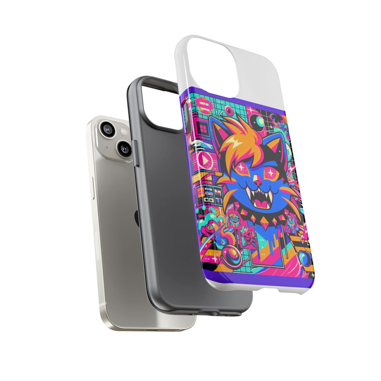 mewing master protective phone case with 3d wrap design