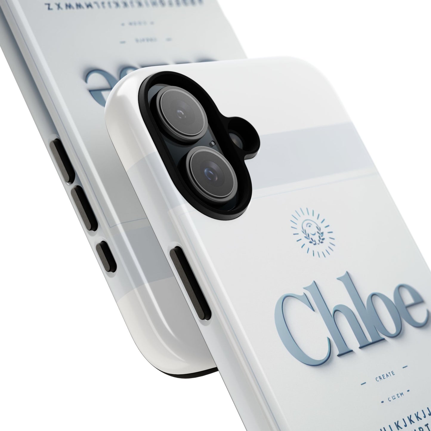 vibrant 3d protective phone case with playful blue alphabet design stylish accessory for self-expression compatible with iphone 13, 14, 15 & 16 – all models including pro, pro max & plus