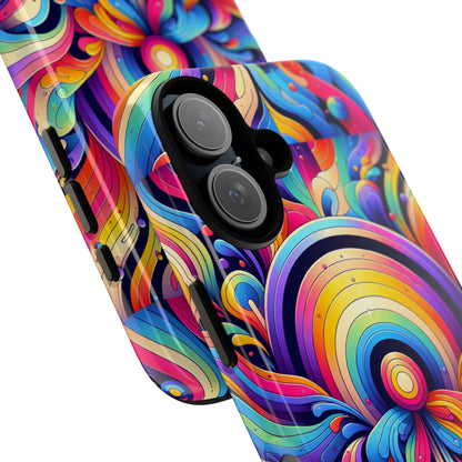 Pattern Image 10 Retro Anime Comic Phone Case for Men Women with Vibrant Abstract Design Compatible with iPhone 13, 14, 15 & 16 – all models including Pro, Pro Max & Plus