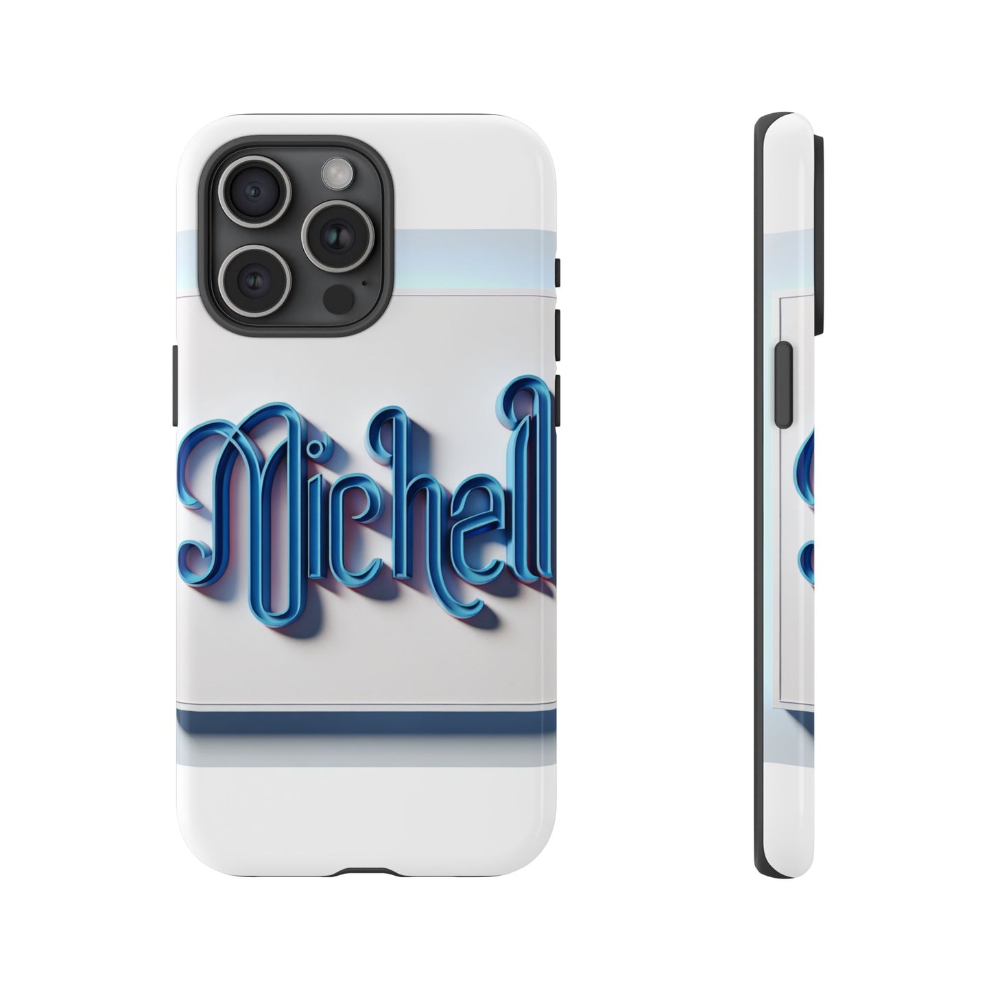 vibrant 3d glossy phone case in retro blue design stylish protection accessory compatible with iphone 13, 14, 15 & 16 – all models including pro, pro max & plus