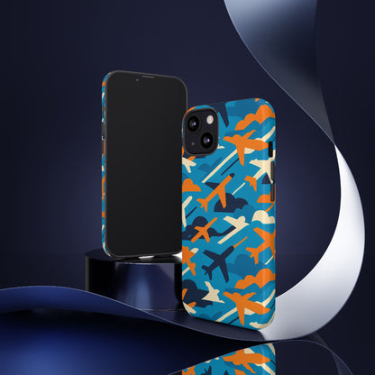 Vibrant Aviation-Themed Protective Phone Case with 3D Wrap Design – Stylish Accessory for Self-Expression – Compatible with iPhone 13, 14, 15 & 16 – all models including Pro, Pro Max & Plus