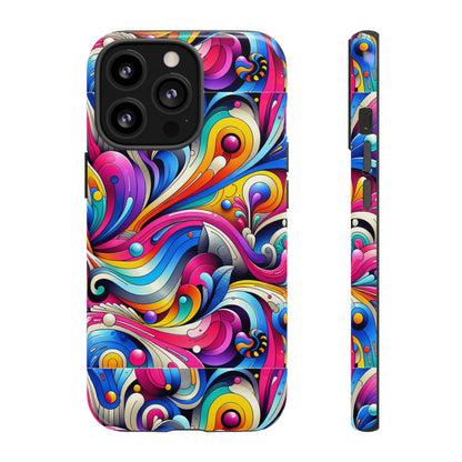 Pink Pattern Image 3 Phone Case with Vibrant 3D Wrap Design for Stylish Protection