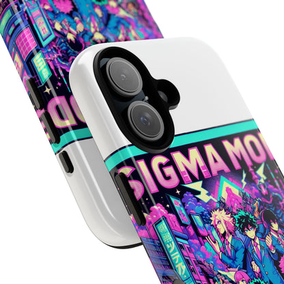 Vibrant Sigma Mode Activated Protective Phone Case for Anime Lovers, 3D Wrap Design, Durable TPU Silicone, UV Protected, Stylish Drop Protection, Gift for Friends