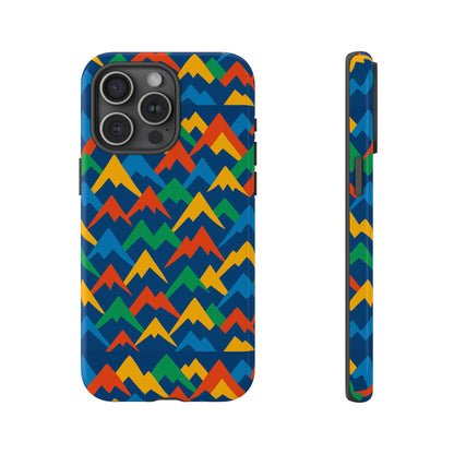 Vibrant 3D Mountain Design Phone Case for Stylish Protection – Unique Accessory Compatible with iPhone 13, 14, 15 & 16 – all models including Pro, Pro Max & Plus