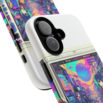 Main Character Moment Protective Phone Case, 3D Wrap Design, Durable TPU Silicone, UV Protected, Anime and Comic Inspired, Unique Gift for Tech Enthusiasts