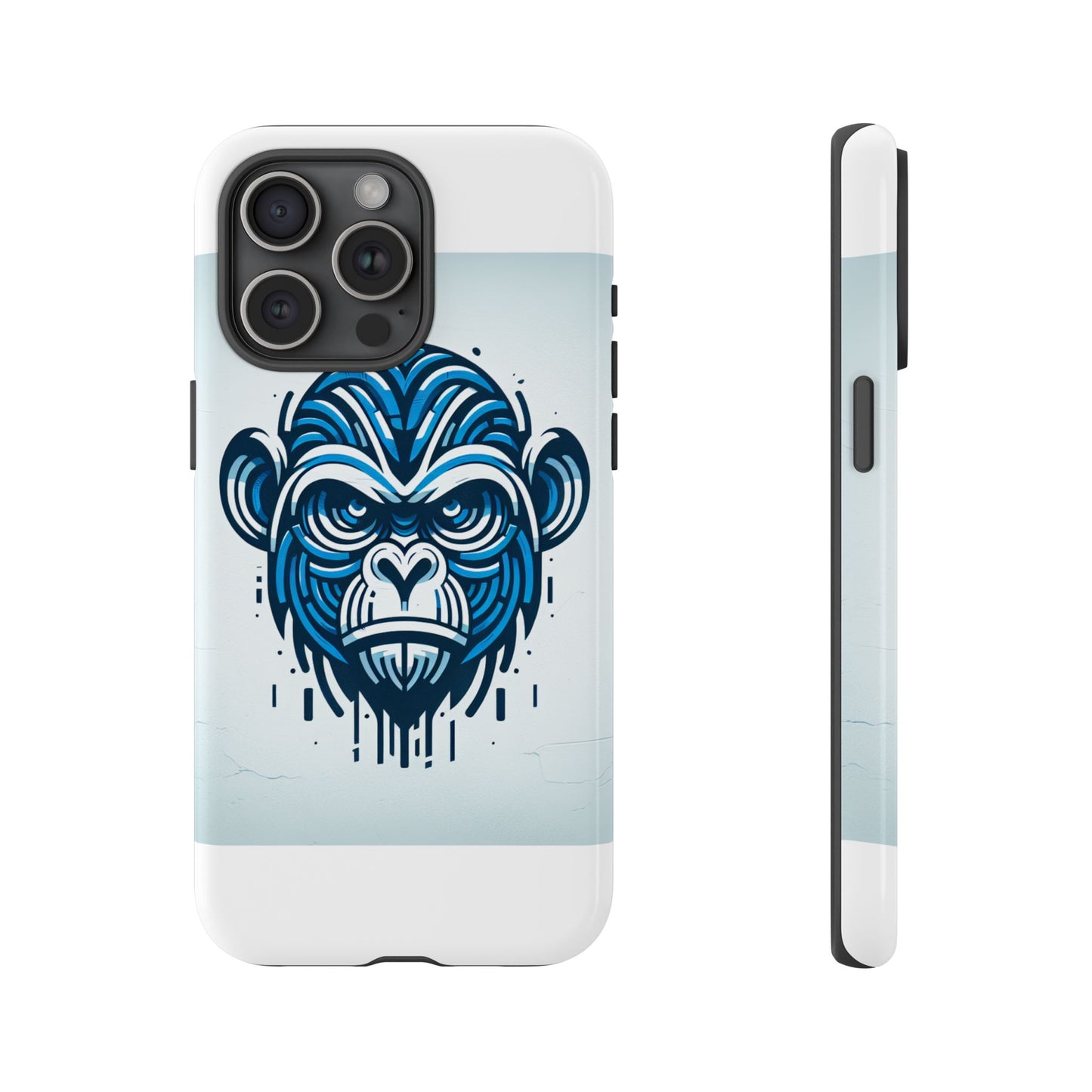 vibrant 3d gorilla design protective phone case for unique style and stylish protection compatible with iphone 13, 14, 15 & 16 – all models including pro, pro max & plus