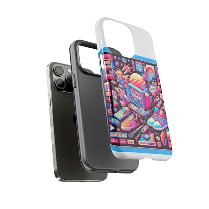 W Skibidi Frequency 3D Wrap Protective Phone Case for Anime Lovers, Durable TPU Silicone, Shock Absorbing, UV Protected, Glossy or Matte Finish, Unique Gift Idea