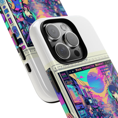 Main Character Moment Protective Phone Case, 3D Wrap Design, Durable TPU Silicone, UV Protected, Anime and Comic Inspired, Unique Gift for Tech Enthusiasts