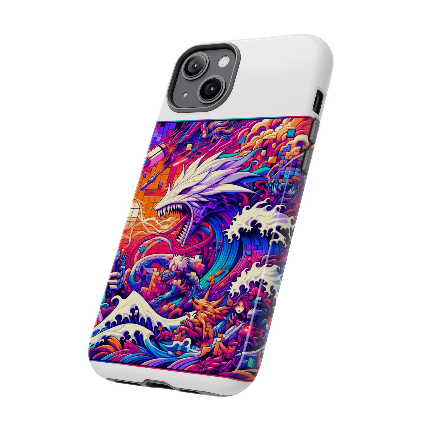 whopper whopper sigma stopper protective phone case 3d wrap, durable shock absorption, uv protection, stylish anime design for men and women