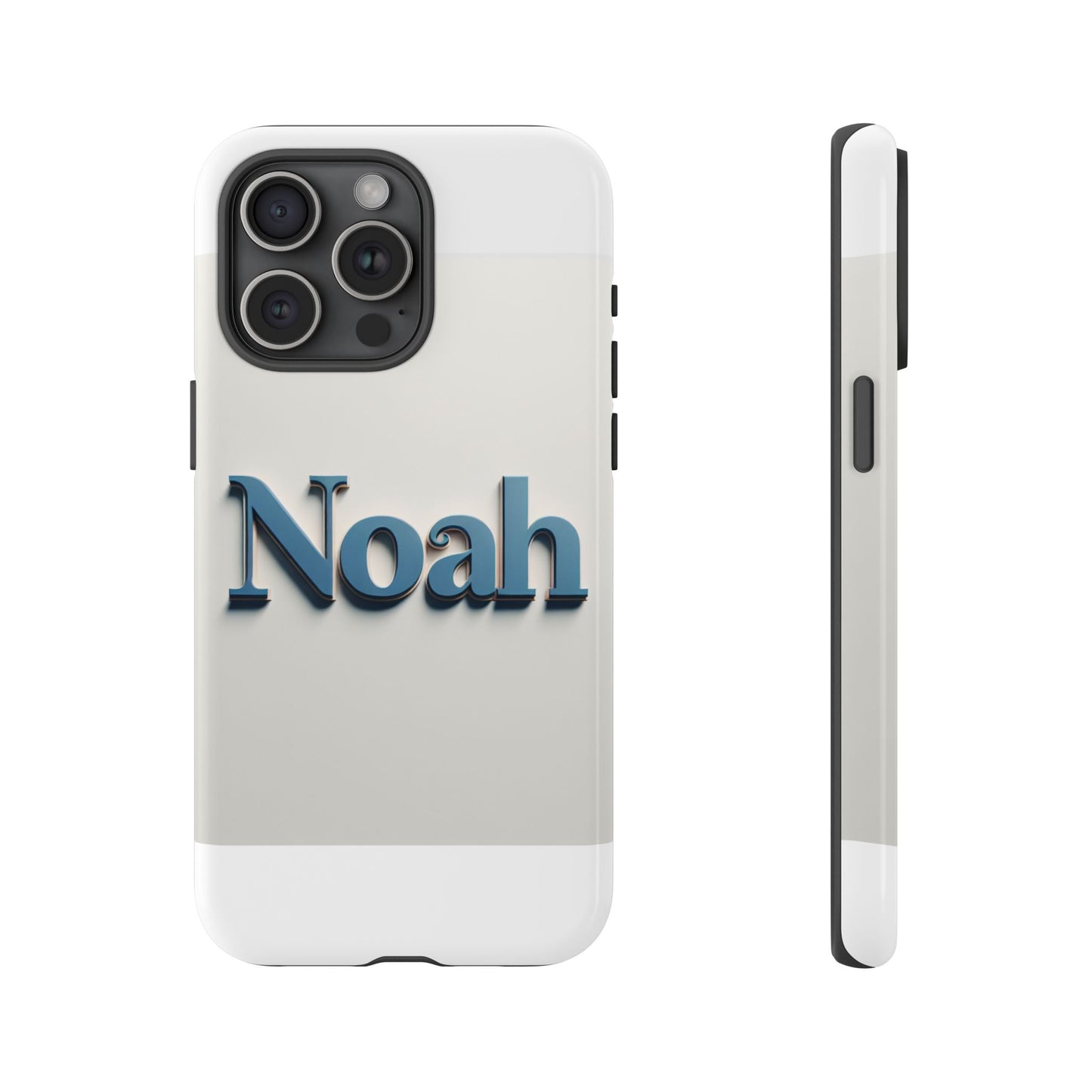 vibrant 3d name phone case in blue retro style – unique protection accessory for self-expression compatible with iphone 13, 14, 15 & 16 – all models including pro, pro max & plus