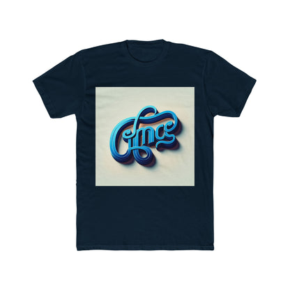Unisex T-Shirt - Alphabet Blue 56 Stylish Graphic Tee for Casual Wear, Trendy Unisex Shirt