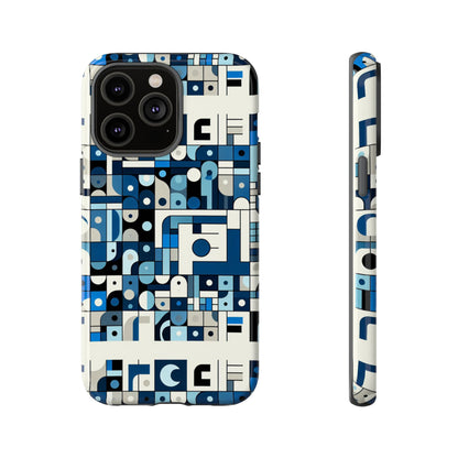 Blue Alphabet F Letter Phone Case for Smartphones, Durable Shockproof TPU Cover with Vivid 3D Wrap Design for Tech Enthusiasts and Anime Fans