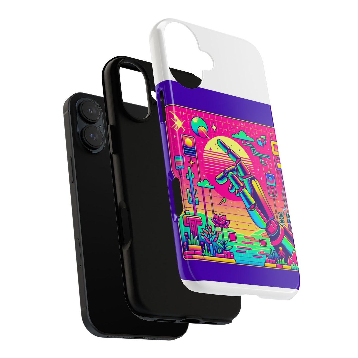 touch grass technician 3d wrap protective phone case