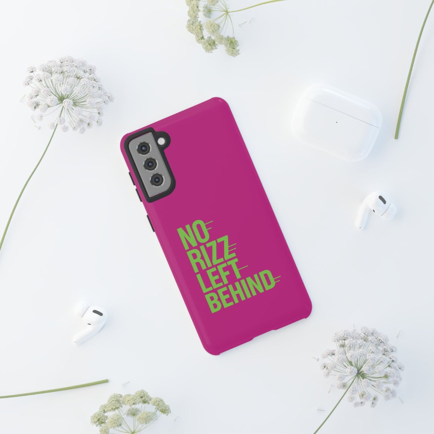 tough cases - no rizz left behind phone case for ultimate protection and style