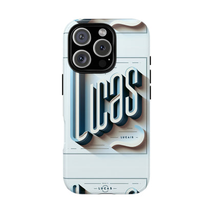 Lucas Blue Phone Case with 3D Wrap Design for Smartphones Compatible with iPhone and Android Devices Shockproof Protective Cover for Anime and Comic Fans