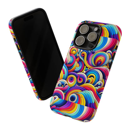 Pattern Image 5 Vibrant Shockproof Phone Case for Anime and Comic Fans - Colourful Abstract Art Style, Durable Protective Cover Compatible with iPhone 13, 14, 15 & 16 – all models including Pro, Pro Max & Plus