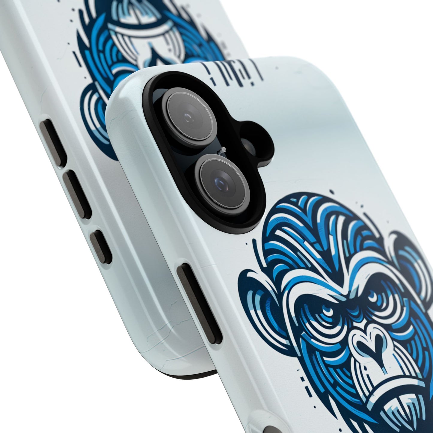 blue animal create 21 3d wrap phone case for kids and teens shockproof uv protected durable silicone cover with retro anime and comic inspired design