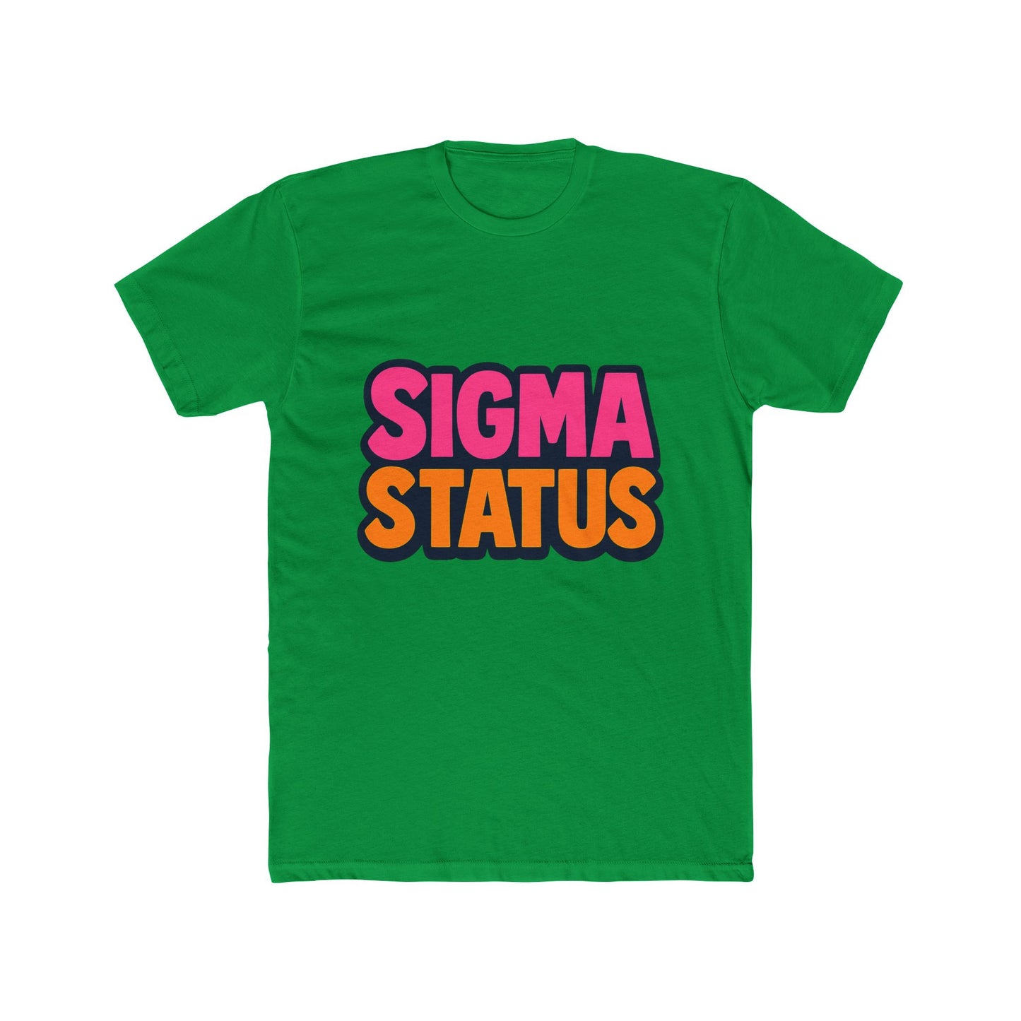 sigma status unisex t-shirt - multicolor meme graphic tee for casual wear, funny gift idea for meme lovers