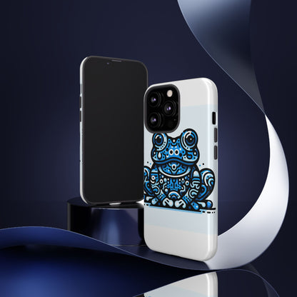 Vibrant 3D Blue Animal Print Protective Phone Case for Bold Individuals – Stylish Protection Compatible with iPhone 13, 14, 15 & 16 – All Models Including Pro, Pro Max & Plus