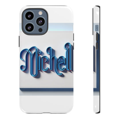 Vibrant 3D Glossy Phone Case in Retro Blue Design Stylish Protection Accessory Compatible with iPhone 13, 14, 15 & 16 – all models including Pro, Pro Max & Plus