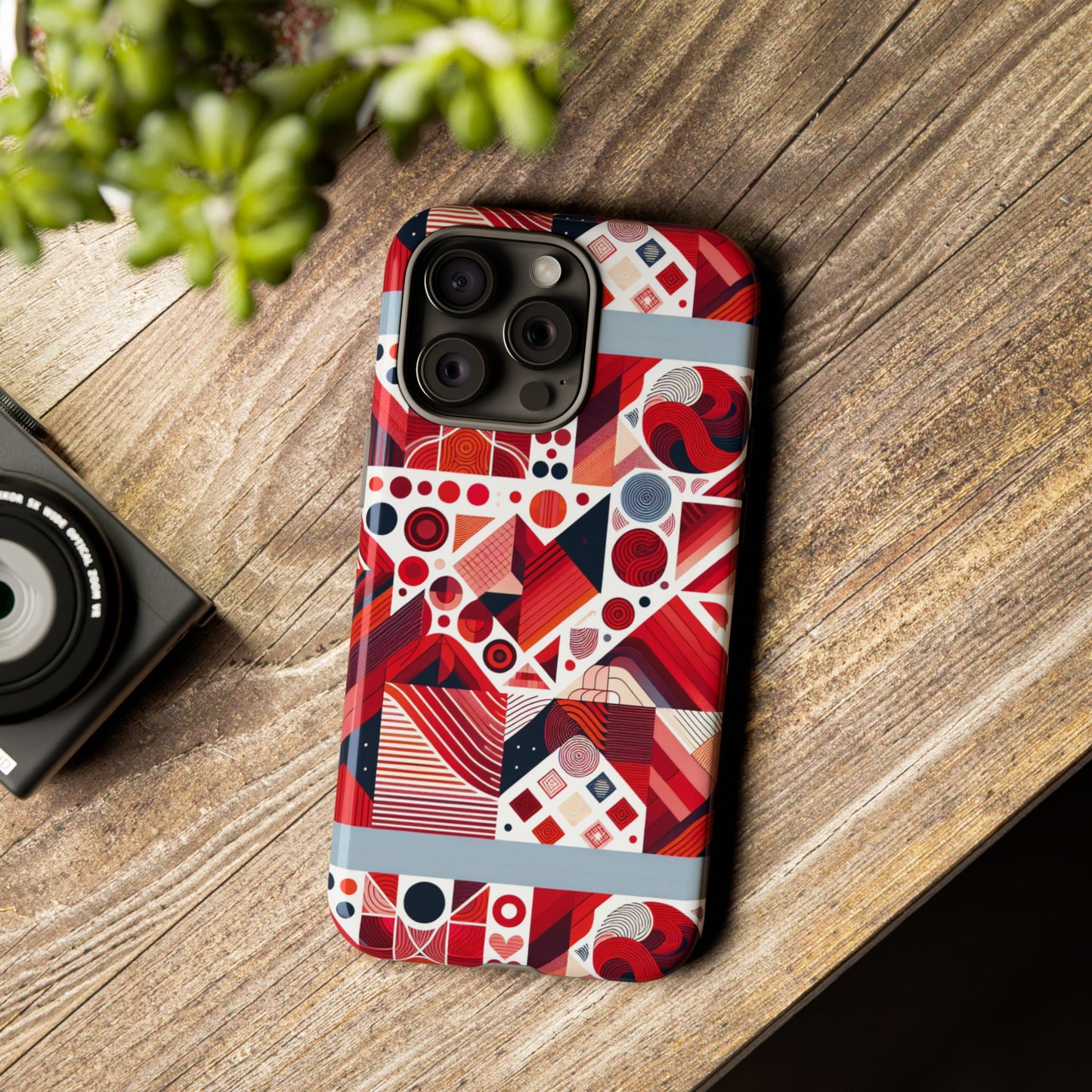 pattern image 8 vibrant shockproof phone case for kids and teens with abstract geometric design compatible with iphone 13, 14, 15 & 16 – all models including pro, pro max & plus