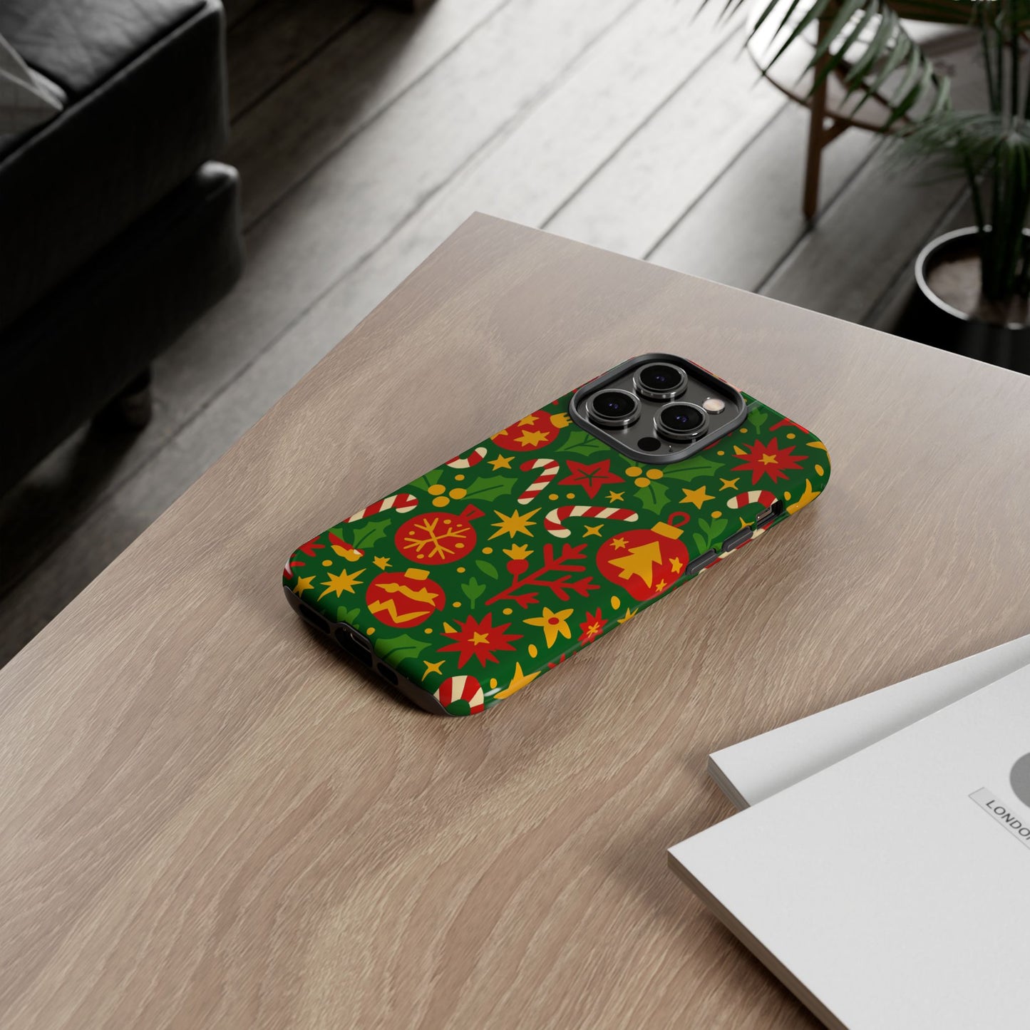 vibrant christmas themed 3d wrap phone case for smartphones - fun holiday accessory for self-expression compatible with iphone 13, 14, 15 & 16 – all models including pro, pro max & plus