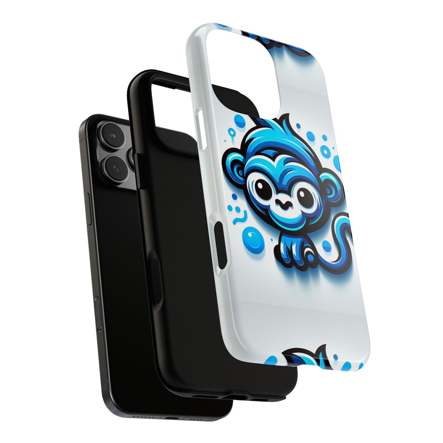 blue animal create 19 cartoon animal phone case with 3d wrap design shock absorption for smartphones compatible with iphone and android devices