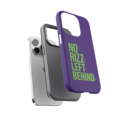 Tough Phone Case - No Rizz Left Behind - Durable, Stylish Protection for Active Lifestyles - Impact-Resistant, Dual Layer, Shock-Absorbing TPU - Perfect Gift for Tech Lovers