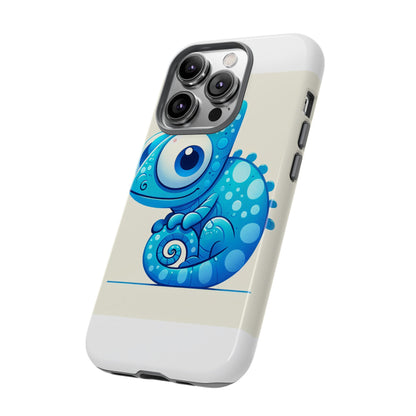 Vibrant 3D Cartoon Chameleon Phone Case for Adults and Teens Stylish Protection Compatible with iPhone 13, 14, 15 & 16 – All Models Including Pro, Pro Max & Plus