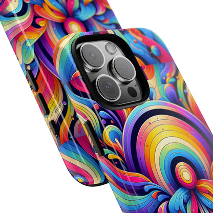 Pattern Image 10 Retro Anime Comic Phone Case for Men Women with Vibrant Abstract Design Compatible with iPhone 13, 14, 15 & 16 – all models including Pro, Pro Max & Plus