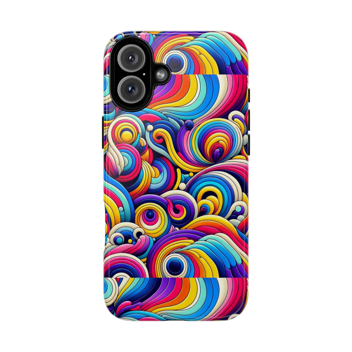 pink pattern image 5 protective phone case with 3d wrap design for stylish smartphone protection