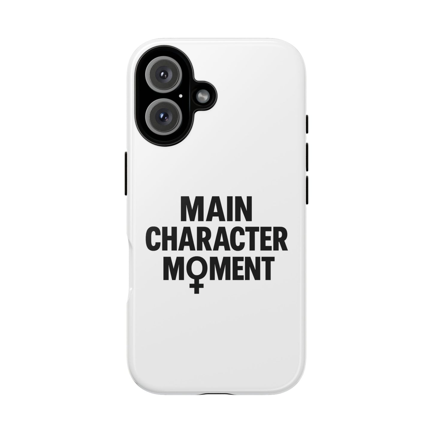 main character moment phone case - tough, trendy protection
