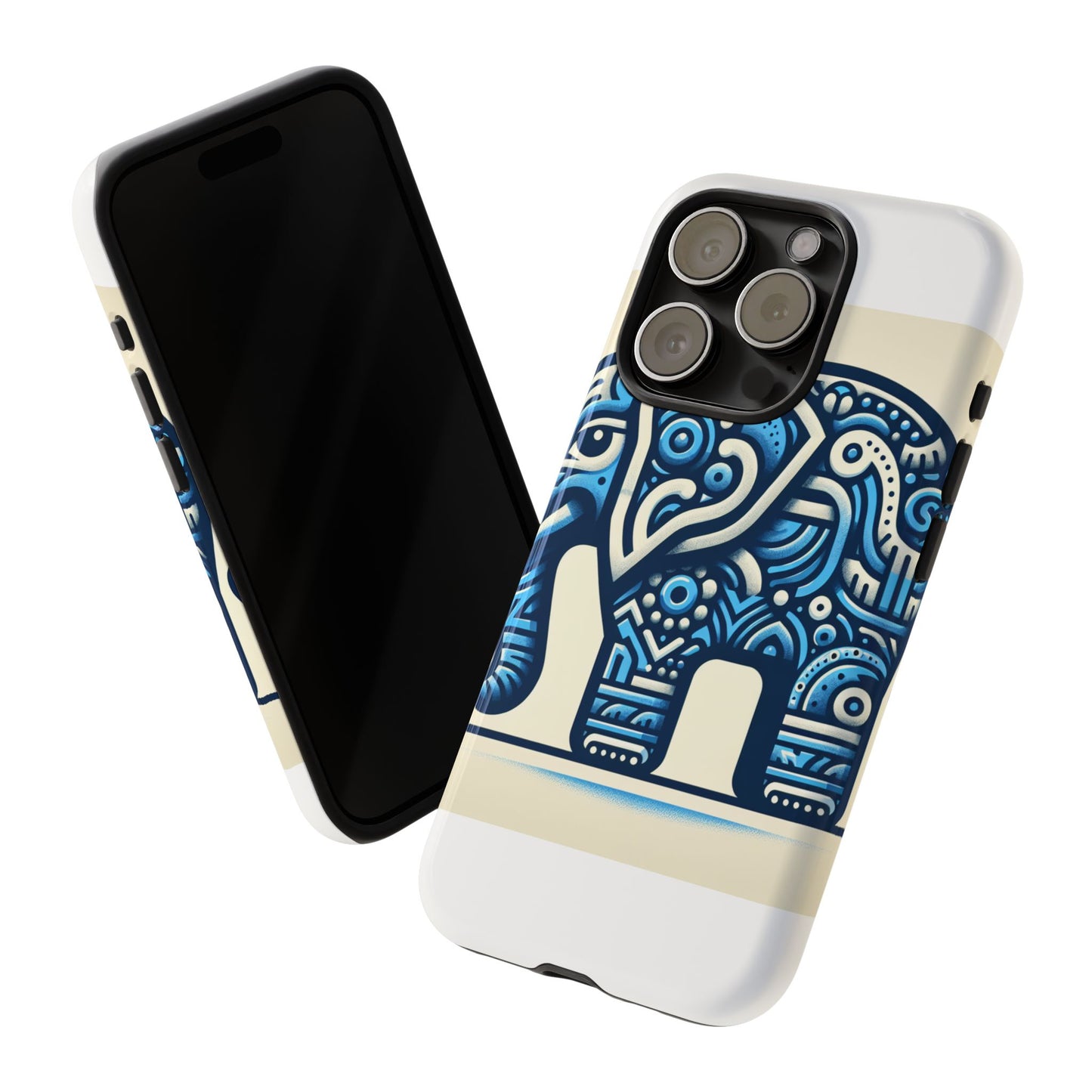 vibrant 3d elephant design phone case for stylish protection and unique aesthetic compatible with iphone 13, 14, 15 & 16 – all models including pro, pro max & plus