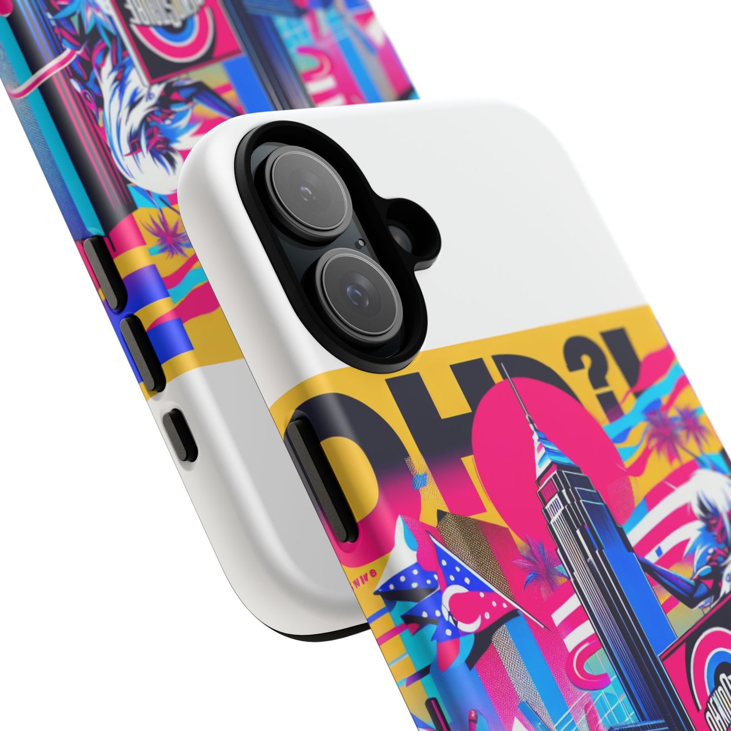 ohio more like oh-yes protective phone case for smartphones, 3d wrap design, uv protected, shock absorbing, ideal gift for anime and comic lovers