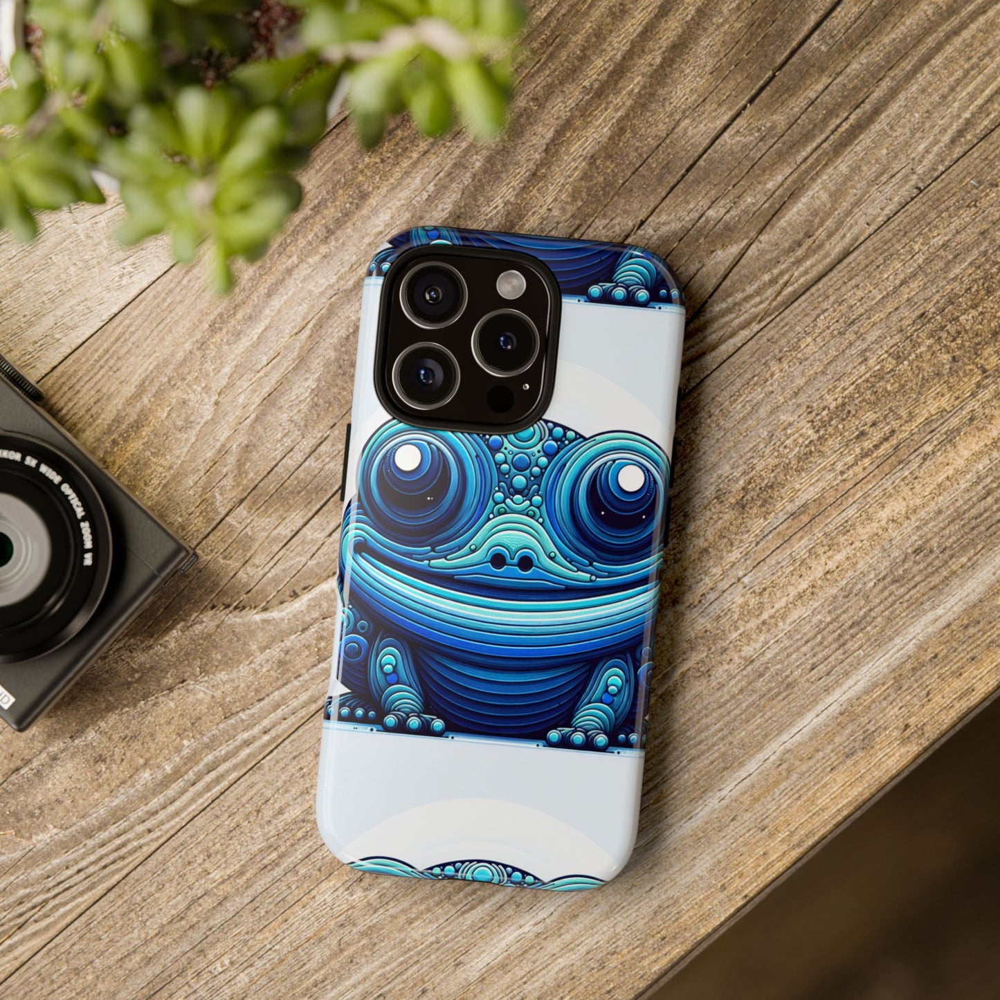 cool blue animal create 4 3d wrap protective phone case for smartphones with vibrant animal design and shock absorption