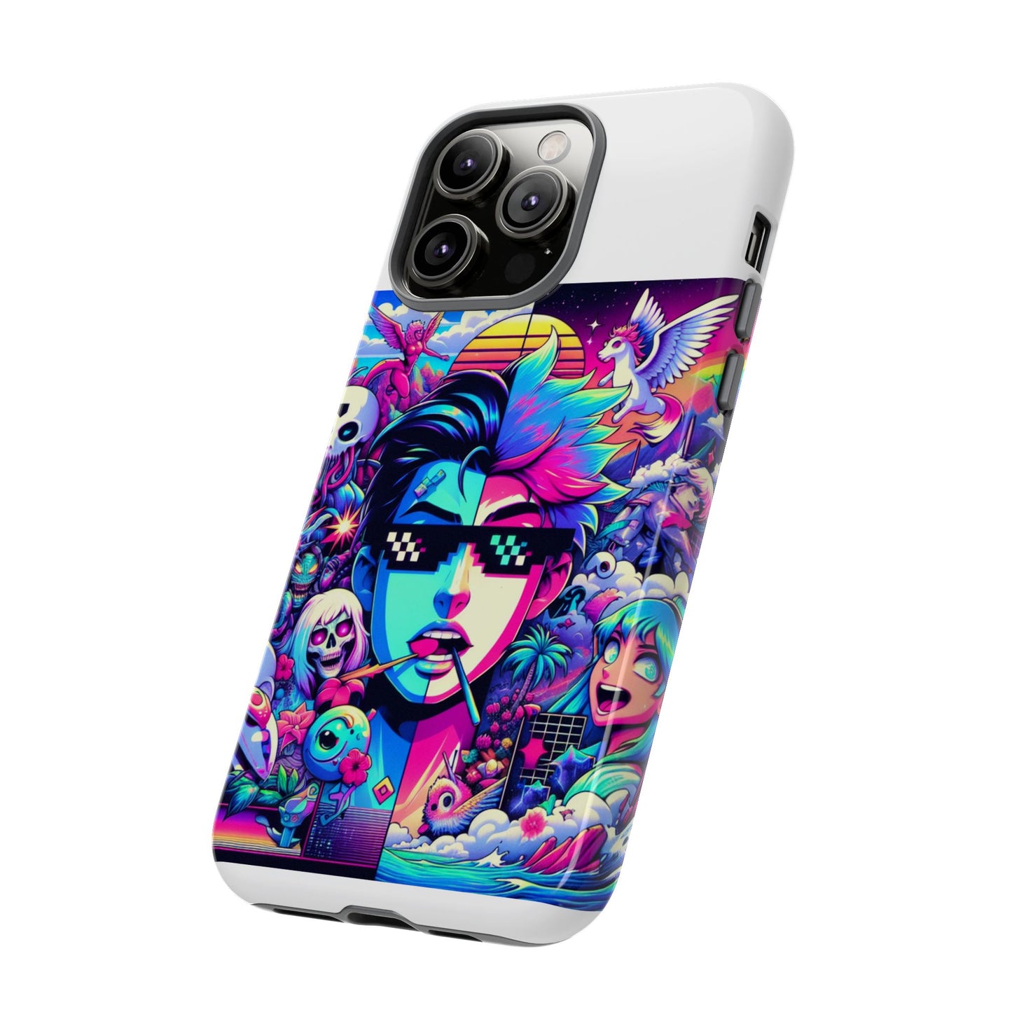 skibidi on sight protective phone case for anime lovers