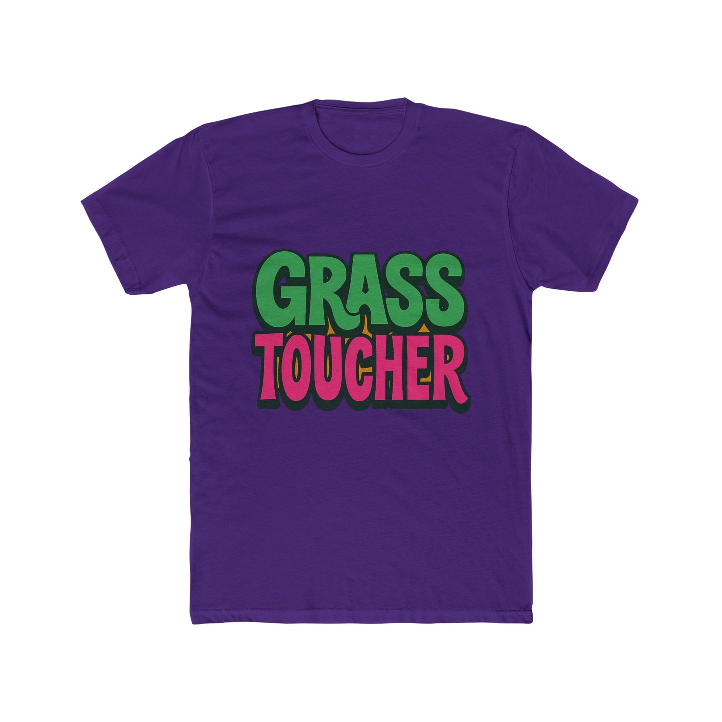 grass toucher unisex t-shirt - funny meme shirt - casual green tee for men and women - perfect gift for meme lovers