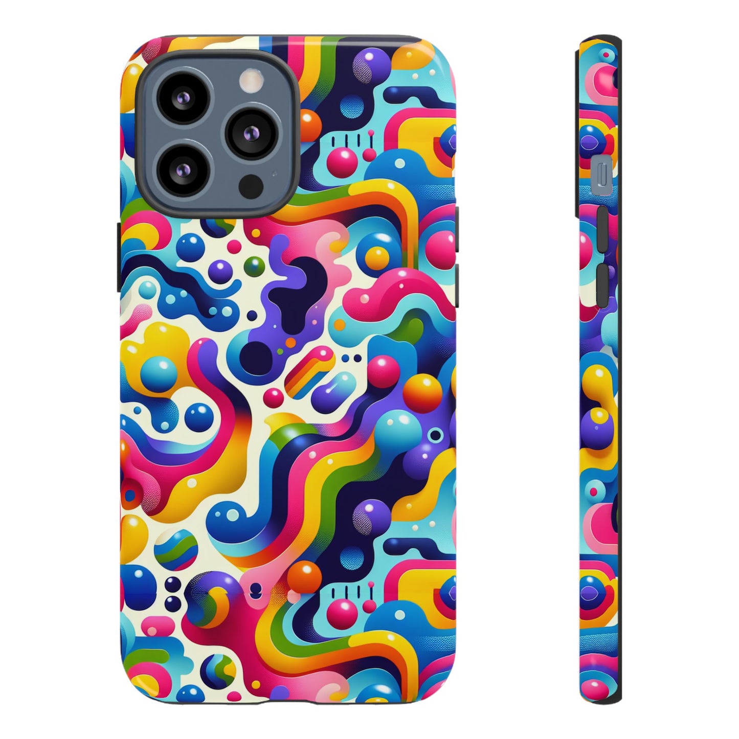 pattern image 8 vibrant shockproof phone case for anime and comic fans compatible with iphone 13, 14, 15 & 16 – all models including pro, pro max & plus