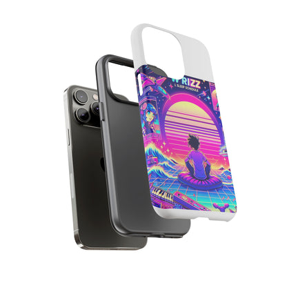 W Rizz L Sleep Schedule Protective Phone Case for Anime Lovers