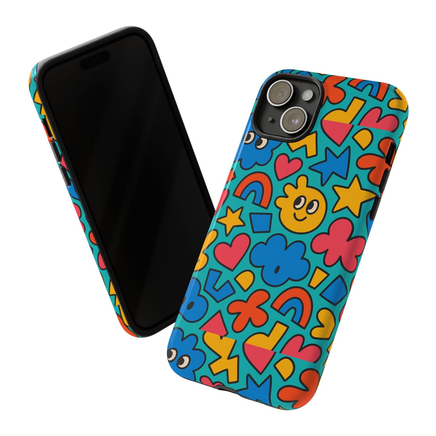 vibrant cartoon 3d wrap protective phone case with fun playful design for smartphone lovers compatible with iphone 13, 14, 15 & 16 – all models including pro, pro max & plus